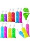 Disposable Popsicle Bags, Clear Freezer Bags, for Homemade Ice Pops and Snacks, Food Safe Sealing De - 4