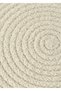 100% Cotton Lino American Service Set of 4 Cream (36 cm) - 3