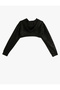 Hooded Crop Sports Sweatshirt Zebra Pattern Long Sleeve - 8