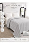 Vanilla Soft Double 100% Cotton Pique Gray Bedspread 200X220Cm Waffle Bedspreed