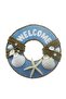 40cm Welcome Written Natural Seashell Door Ornament - 2