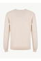 Crew Neck Standard Beige Men's Sweater Ace043261432_Bej - 7