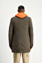 Patterned Wool Coat - 5