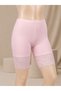 Cotton Jacquard Lace Long Women's Underwear Shorts - Short Leggings under Abaya and Dress - 3531