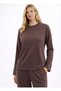 Coffee Color Modal Blended Blouse - 4