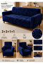 Glossy Velvet 3 3 1 1 Elastic Sofa Cover |   Elastic Seat Cover |   Seat Cover Set