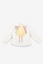 White Fairy Girl Printed Long Sleeve Girls' T-Shirt - 2