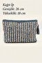 Modern Patterned Handmade Clutch Bag – Casual and Stylish Women's Bag - 4
