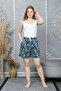 Women's Comfortable Fit Pajama Shorts Single Jersey Combed Cotton 100% Cotton - 3