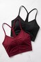 Women's Sports Bra with Gathered Design, No Pads, No Underwire, Flexible Gathering Shape (6071) - 3