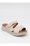 Bell 25145 Beige Anatomical Velcro Women's Slippers - 6
