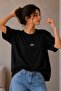 Women's Printed Oversize T-Shirt 100% Cotton |   Comfortable Fit Short Sleeve Shirt - 3