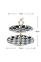 Qualita King Dama Decorative Enamel Layered Cookie Holder Xap-22-0250 - 5