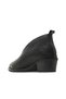 Black Leather Women's Heeled Boots 01Wd4004 - 6