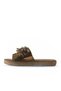 Bronze Shiny Leather Women's Espadrille Slippers 01Wn3000 - 3