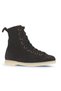 Brown Dark Suede Women's Flat Boots 01Wt3302 - 3