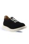 Black Suede Women's Sports Shoes 01Wu8901 - 2