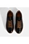 Men's Black Lace-Up Leather Casual Shoes - 7