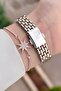 Rose Silver Color 25 mm Women's Wristwatch with Gift Packaging - 5