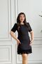Stoned Double Tulle Ruffle Detailed Dress - 8
