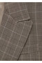Plaid Pattern Fabric Blazer Jacket - 7