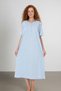 Short Sleeve 100% Cotton Combed Throw Plus Size Mother's Nightgown, Hospital, Pregnant and Maternity Nightgown