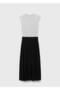 Dress with Contrasting Belt - 3