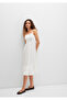 White Dress with Back Detail 1310804-70057 - 4