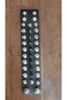 Gothic 3-Stripe Spiked Unisex Leather Bracelet Three-Stage Adjustable - 2