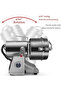 Powder Grinder – Stainless Steel High-Speed Grinder 500g | Dry Spice & Herb Grinder | 100% Copper Motor, Swing Type, Timer Function - 4
