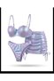 Women's 3-Piece Bikini Set Mermaid - 5