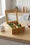 Mina - Bamboo 4 Compartment Storage Box - 2