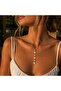 Clover Y Necklace - Stainless Steel Zircon Stone Y Necklace - 5