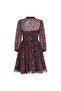 Women's Red Chiffon Dress – with Suspender Cotton Lining Detail |   Comfortable Fit |   Suitable for Four Seasons - 6
