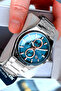 Exclusive Special Boxed Gift Men's Wristwatch Silver Color Steel Band Dke2111C4 - 6