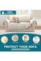 Sofa Slipcover,Waterproof Couch Cover,2/3/4 Seat,Furniture Protector,Washable,Non-Slip Fabric,for Pets,Kids,Dog,Cat - 4