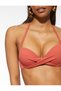 Push Up Bikini Top Halter Neck Padded Draped - 5