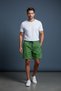 Men's Swim Shorts Patterned Quick-Drying Elastic Waist Lace-Up Summer Beach Shorts-6020 - 3