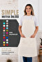 Simple kitchen apron with adjustable strap - 3