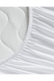 Napline Cotton Quilted Liquid-Proof King Size Mattress Cover 180X200 cm White - 4