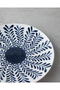 Via Porcelain 6-Piece Cake Set 21 cm White - Navy Blue - 5