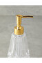 Diana Glass Bathroom Liquid Soap Dispenser Transparent - 2