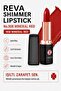 Shimmer Lipstick Mineral Red - Sparkle Lipstick - 4 Gr - No: 908 - Vegan & Clean Content