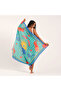 Pera Digital Printed Cotton Silk Pareo 140X140 cm Colorful