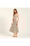 Gaya Strapless Hand-Printed Blouse - Colorful - 3