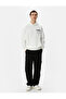 Oversize Hoodie with Printed Slogan on the Back and Kangaroo Pocket - 2