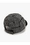 Patterned Cap Hat - Plaid Model - 2