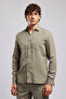 Light Khaki Men's Regular Fit Shirt 262 Lcm 241006 Russo A. Haki̇ - 2