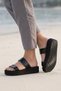 Black Pearlescent-Paris Women's Wedge Heeled Slippers 26Wt752750 - 2
