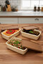 Redtaş 3-Piece Rectangular Storage Container |   Multi-Purpose Kitchen Container Set with Lids